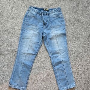 Suzanne Betro Light Blue Ankle Jeans